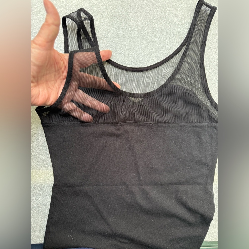 1x$10 or 2x$15 Bundle! Lot of 3 BodySuits - Black, Brown & Black sheer shoulder - Picture 6 of 16